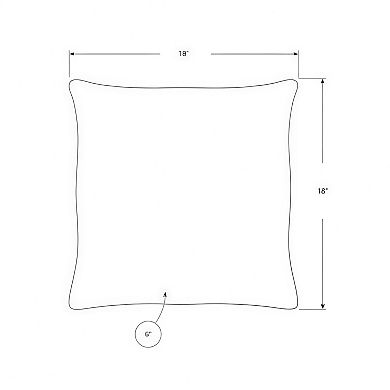 Decorative Throw Pillows Set of 2 with Insert Hypoallergenic Polyester