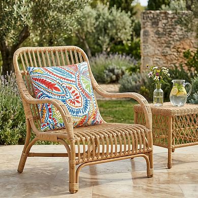 2 Pack Outdoor Throw Pillows Waterproof Fade Resistant Patio Cushions