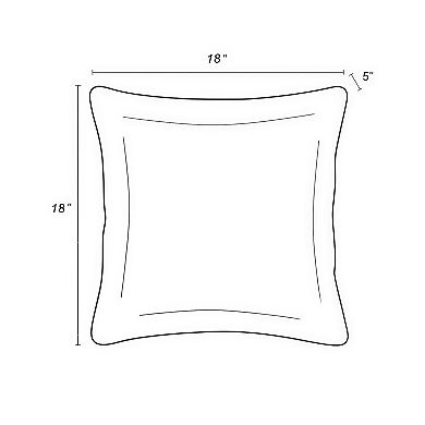 2 Pack Outdoor Throw Pillows Waterproof Fade Resistant Patio Cushions