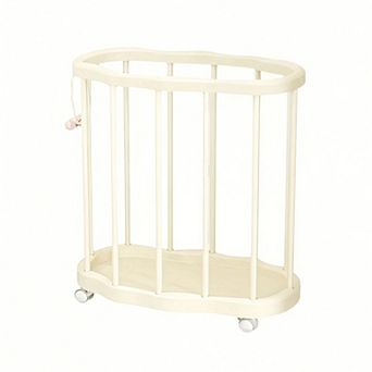 Rolling Yoga Mat Storage Basket with Wheels Sports Equipment Organizer