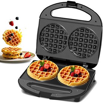 OSTBA Waffle Maker 750W, Compact Breakfast Appliance, Easy to Clean, Perfect for Family Breakfast