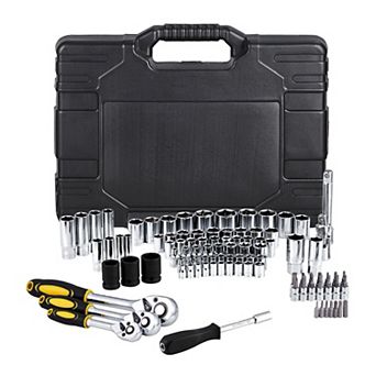 121 pc Mechanics Tool Set with SAE and Metric Sockets