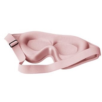 3D Contoured Sleep Eye Mask with Memory Foam Padding Adjustable Strap and Full Light Blocking