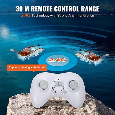 Kids RC Manta Ray for Pools and Lakes, Multi-Jointed Tail, Long-Range 2.4G Remote