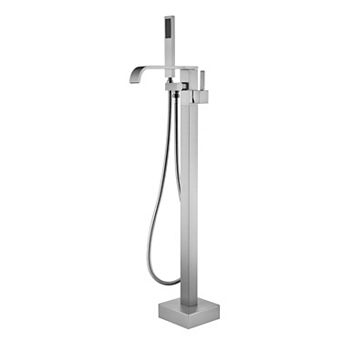 SUMERAIN Freestanding Bathtub Faucet with Flexible Hand Shower and 360° Swivel Spout,2X Faster Speed