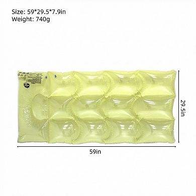 Inflatable Pool Float Lounger Water Raft Mat for Swimming Pool Beach and Lake