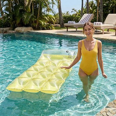 Inflatable Pool Float Lounger Water Raft Mat for Swimming Pool Beach and Lake