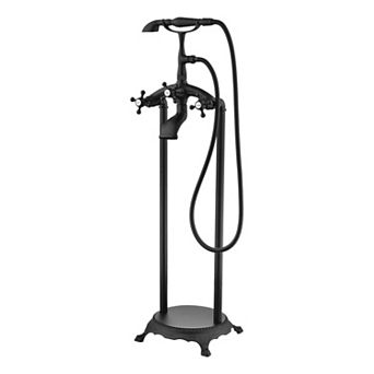 SUMERAIN Freestanding Bathtub Faucet, Multi-Function, Durable Solid Brass, Leak-Proof, User-Friendly