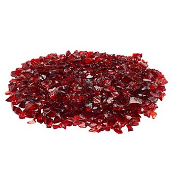 Fire Glass Rocks for Fire Pits, Gas Fireplaces, or Outdoor Fire Features