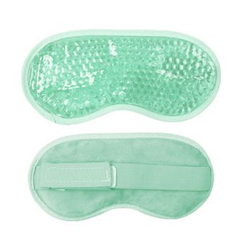 Reusable Gel Bead Eye Mask Hot and Cold Compress PVC Eye Cover with Adjustable Strap