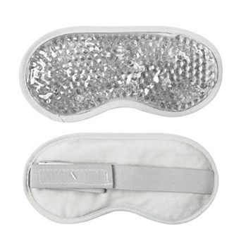 Reusable Gel Bead Eye Mask Hot and Cold Compress PVC Eye Cover with Adjustable Strap