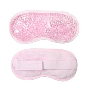 Reusable Gel Bead Eye Mask Hot and Cold Compress PVC Eye Cover with Adjustable Strap