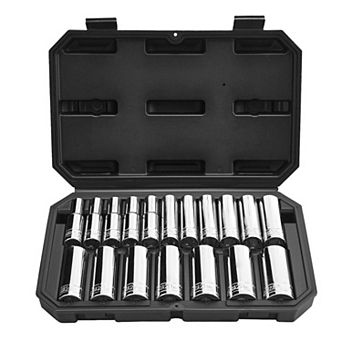 CR-V Alloy Socket and Ratchet Set with Storage Case for DIY Projects