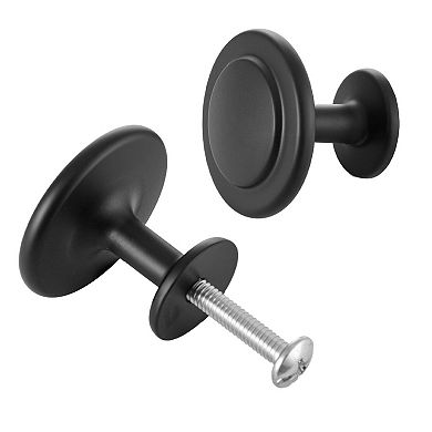 30-Pack Cabinet Knobs, Round Single-Hole Drawer Knobs with Screws