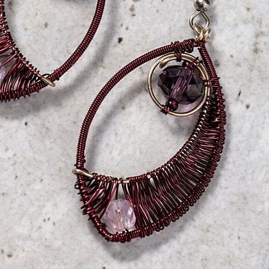 Ojo Wire Wrapped Earrings