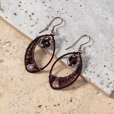 Ojo Wire Wrapped Earrings