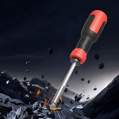 13-Piece Screwdriver Set for Furniture Assembly and Electronics with Magnetic Tip