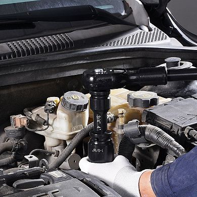 Heavy-Duty Vehicle Socket Set with Drive Ratchet, Impact Sockets, and Storage Case