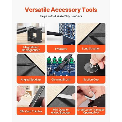 59-in-1 Precision Screwdriver Set for Electronics Repair with Bits and Tool Case