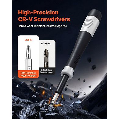59-in-1 Precision Screwdriver Set for Electronics Repair with Bits and Tool Case