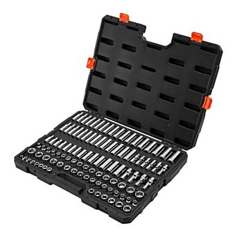 3/8" Drive Metric Socket Set with Chrome Finish and Drop-Resistant Storage Case