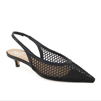 Andrea Women's Mesh Pointed Toe Slingback Pumps 94990-3889503