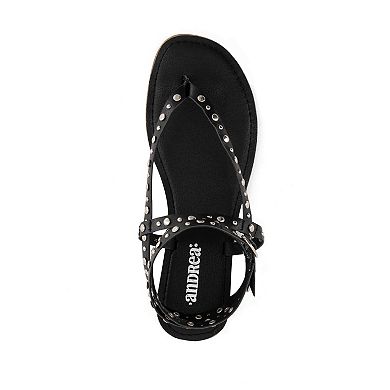 Andrea Women's Strappy Thong Sandals 95937