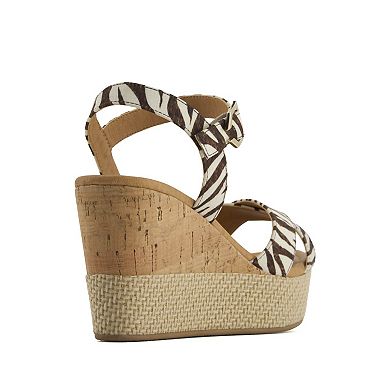 Andrea Women's Wedge Ankle Strap Sandals 95049-3892404