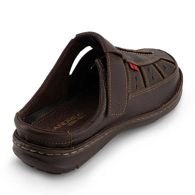 Andrea Men's Leather Clogs 62806-3657287