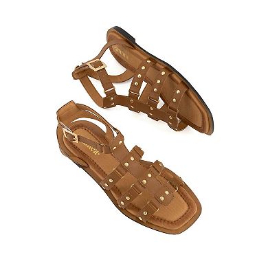 Andrea Women's Gladiator Flat Sandals 95930-3907504