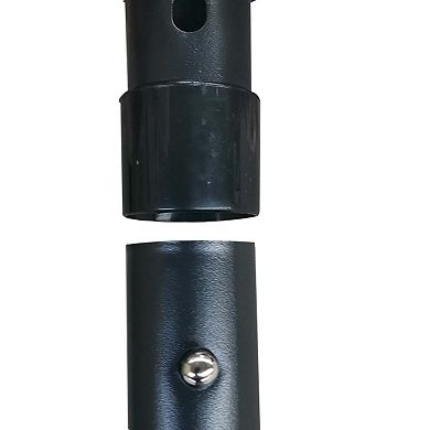 10 x 6.5ft Rectangular Outdoor Solar Lighted Patio Umbrellas with Crank and Push Button Tilt