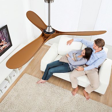 60 Inch Outdoor Ceiling Fan, 3 ABS Blade with Smart APP Control