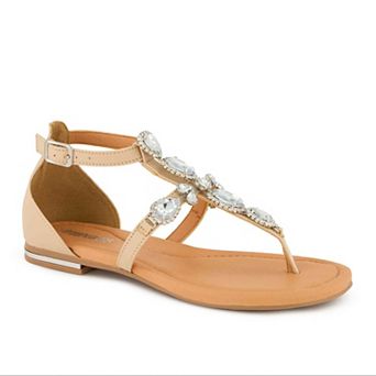 Andrea Women's Thong and Ankle Strap Sandals 95899-3905425