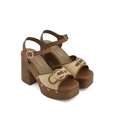 Andrea Women's Platform Heeled Sandals 95053-3892206