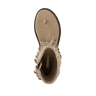 Andrea Women's Stringe Flat Sandals 95887-3902745