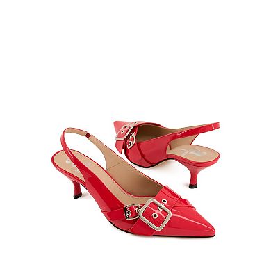 Andrea Women's Kitten Heel Slingback Pumps 90670-3887769