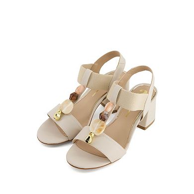 Andrea Women's Heeled T-Strap Sandals 94999-3891100