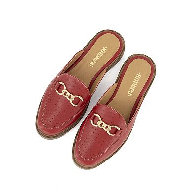 Andrea Women's Flat Mocassin Mules 95898-3904824