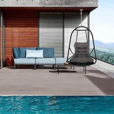 Wicker Rattan Swing Egg Chair without Stand