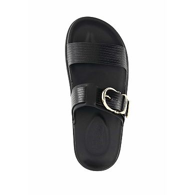 Andrea Women's Double Strap Footbed Sandals 90562