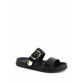 Andrea Women's Double Strap Footbed Sandals 90562