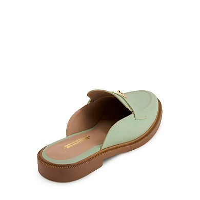 Andrea Women's Flat Mocassin Mules 67910-3904565