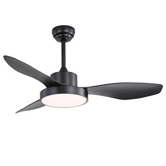 47 Inch Ceiling Fan with 22W LED Light and Remote Control 6 Speeds Reversible DC Motor
