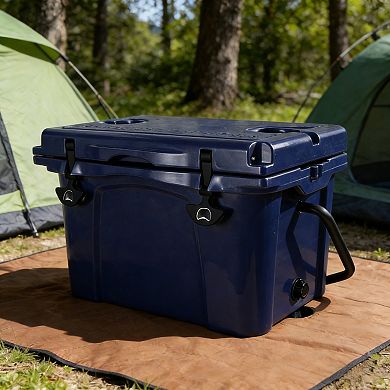 WOW PIONEER Portable Insulated Hard Cooler with Multiple Outdoor Accessories