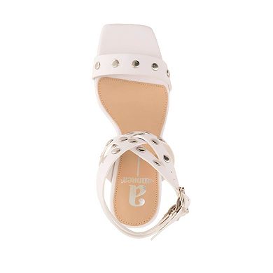 Andrea Women's Heeled Ankle Strap Sandals 95045-3890967
