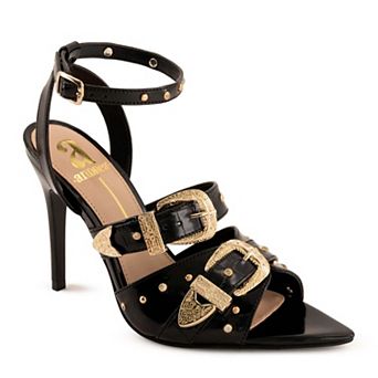 Andrea Women's Stiletto Ankle Strap Sandals 95010-3890820