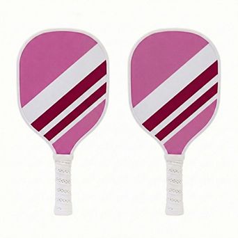 Pickleball Paddle Set 2 Pack Lightweight Rackets for Indoor Outdoor Play