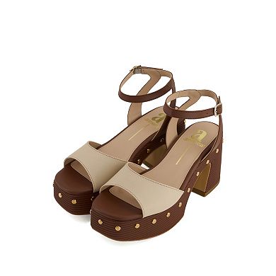 Andrea Women's Heeled Platform Sandals 95285-3898529