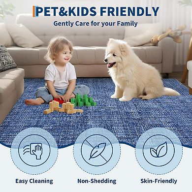 Washable Runner Rug Kitchen Rugs for Entryway Solid Bathroom Rugs Runner Modern Neutral Floor Mat