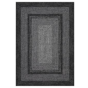 Washable Rug for Living Room Non-Slip Non-Shedding Bordered Carpet, Low Pile Stain-Resistant Carpet